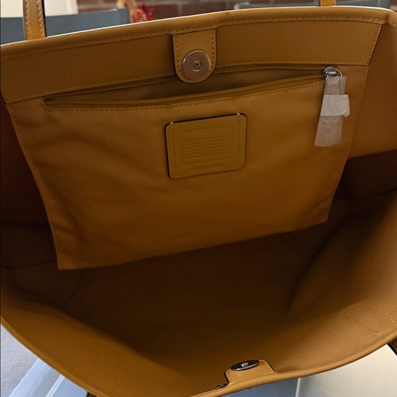 Coach Tan Signature Tote Bag - Picture 2 of 6